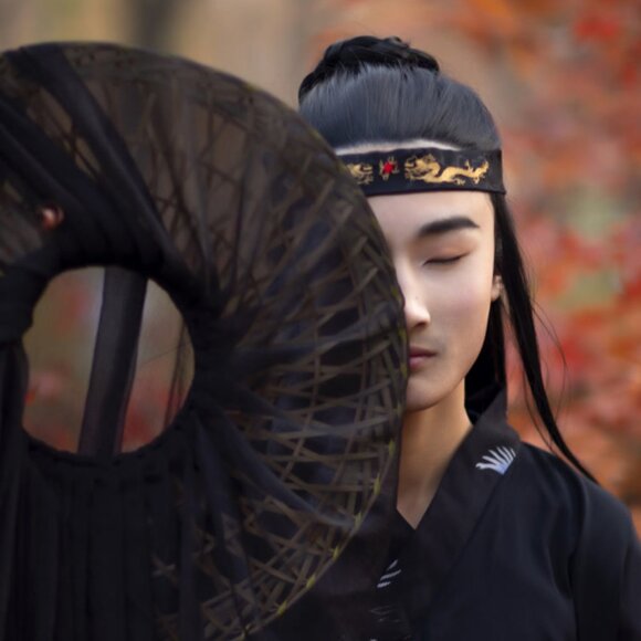 Traditional Veil Hat | Unisex Traditional Mask Hat Costume Cosplay - Picture 3 of 3